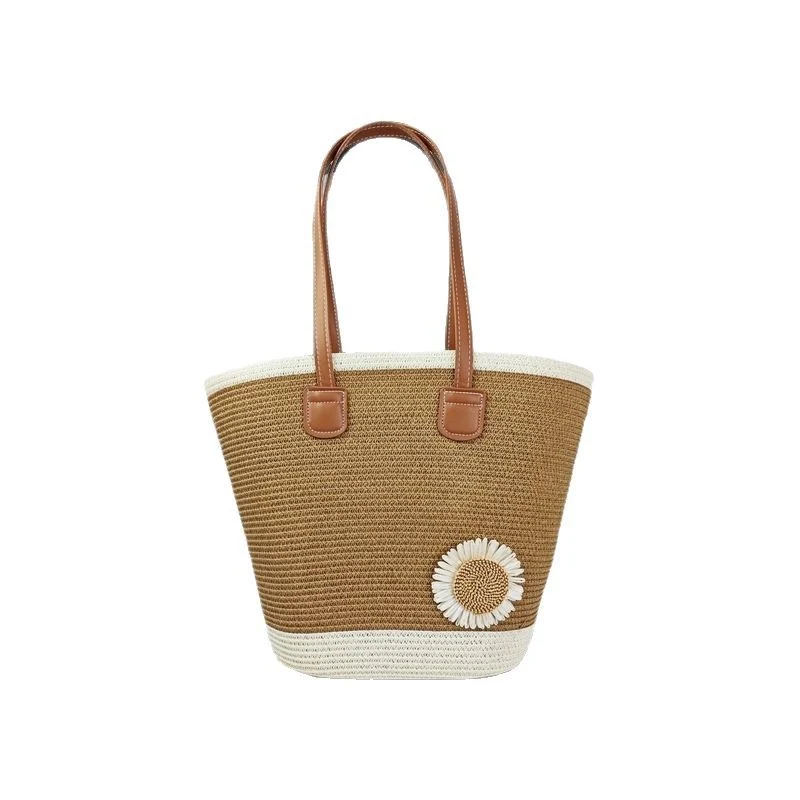 Strandtasche mit Blumenakzenten Skanto