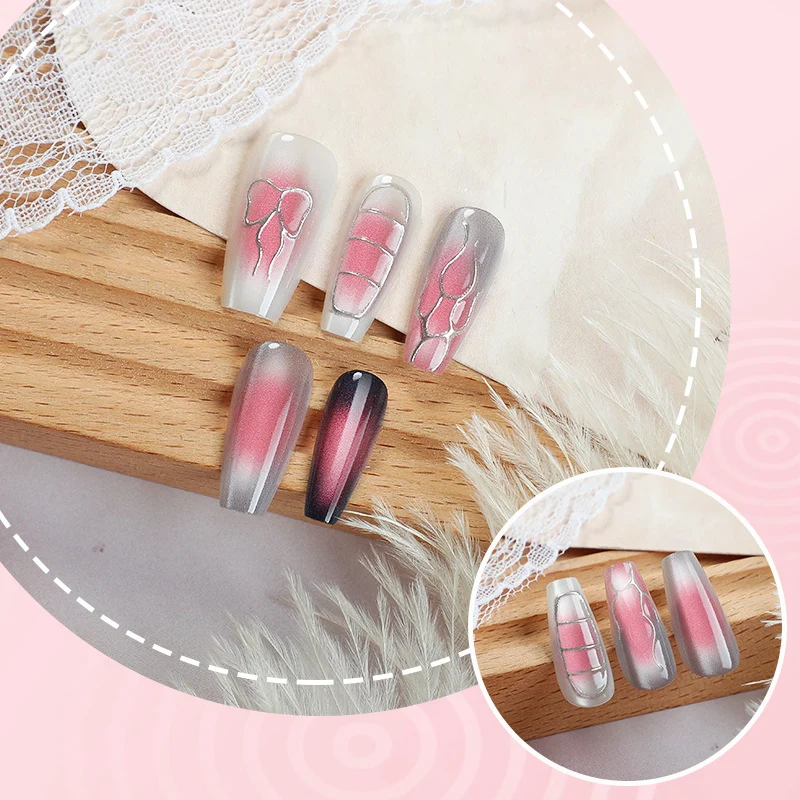 Ombre-Gradient-Press-On-Nagelset