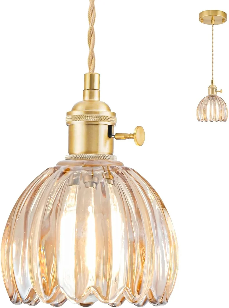 Dekorative Glas Pendelleuchte
