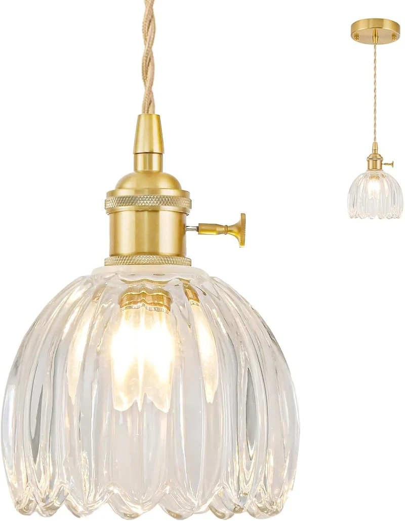 Dekorative Glas Pendelleuchte