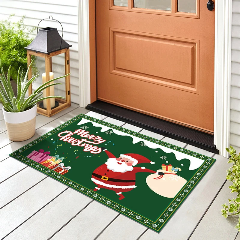 Festliche Weihnachtsfußmatte