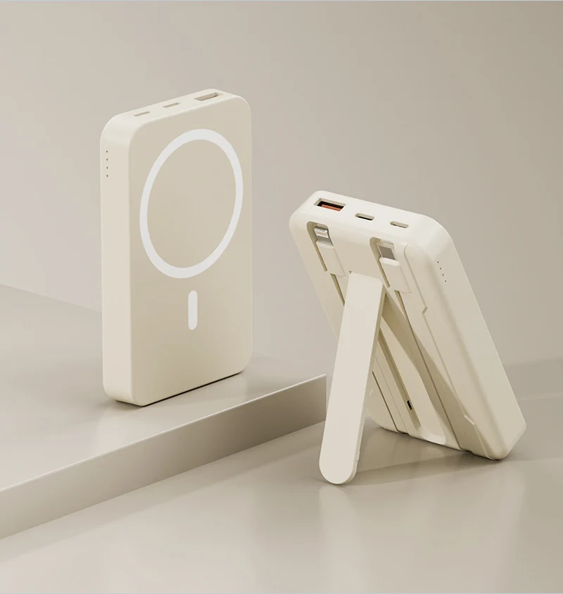 Magnetische tragbare Powerbank mit Standfunktion Skanto
