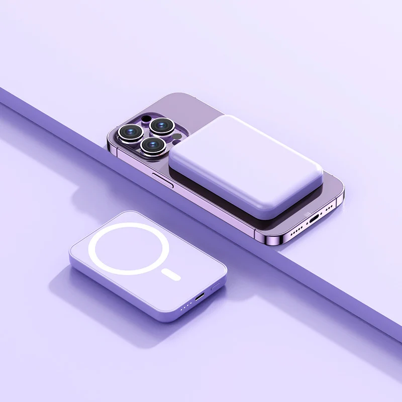 Magnetische Powerbank mit Qi-Technologie Skanto