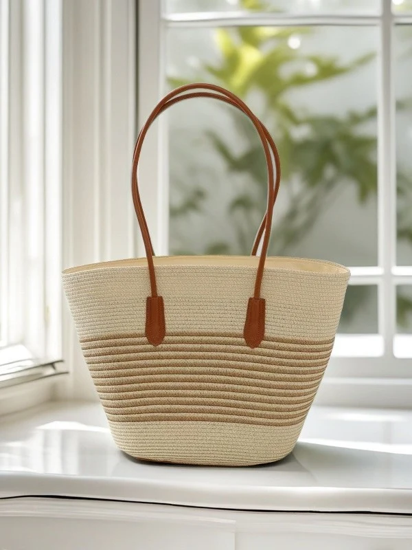 Handgefertigte Strandtasche Skanto