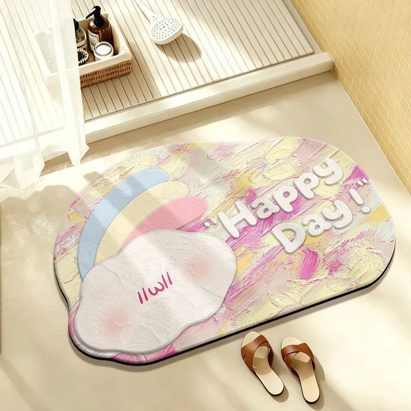 Verspielt Wolkenmotiv-Badewanne Matte