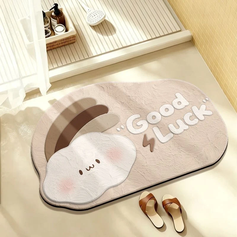Verspielt Wolkenmotiv-Badewanne Matte