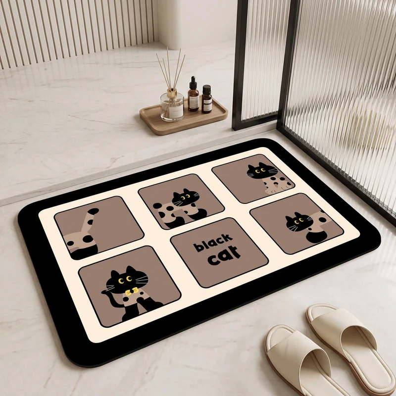 Verspielt katzen-themed Indoor-Matte
