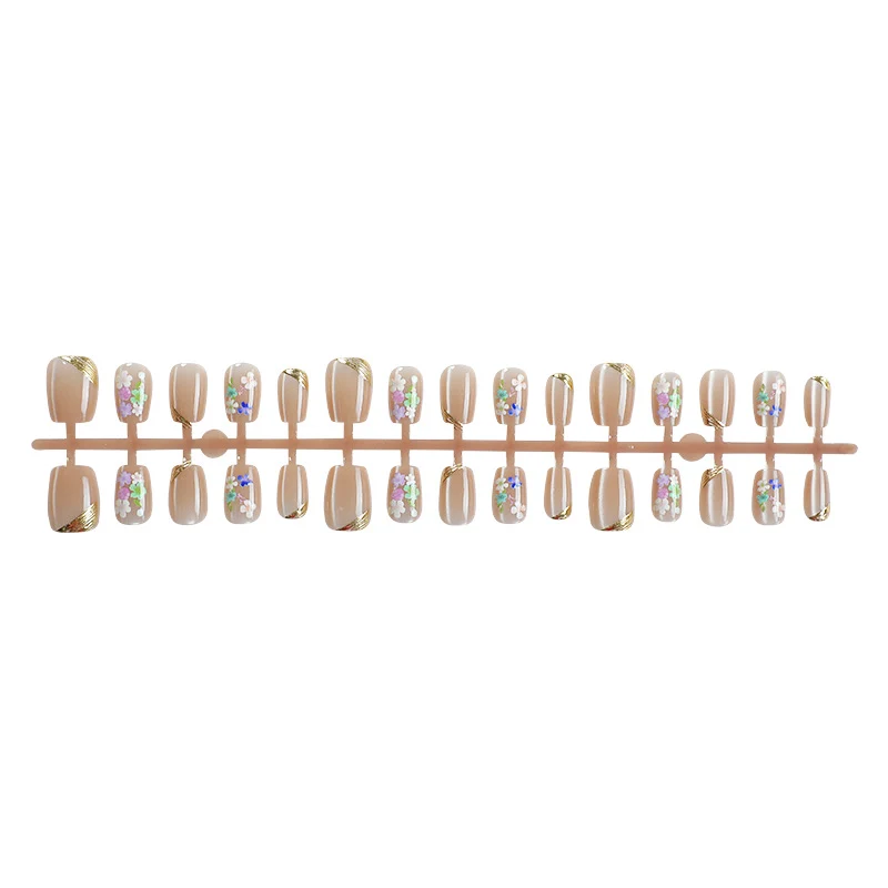Premium Floral Nail Art Press-On Kollektion