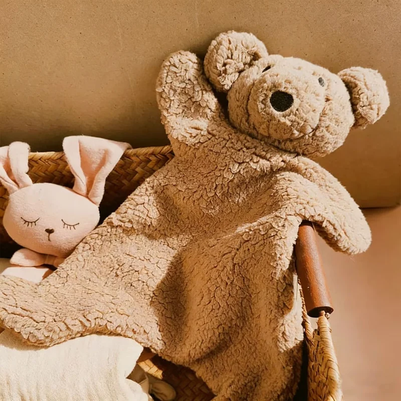 Plüsch Terry Tuch Teddy Bear Weicher Baby Komforter