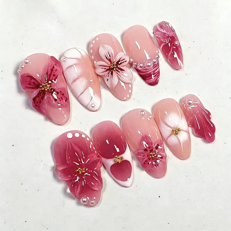 Premium dekorative Nagelkunst