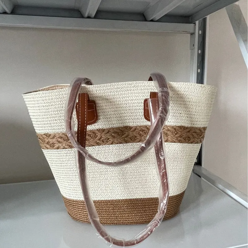 Elegante geflochtene Tragetasche Skanto