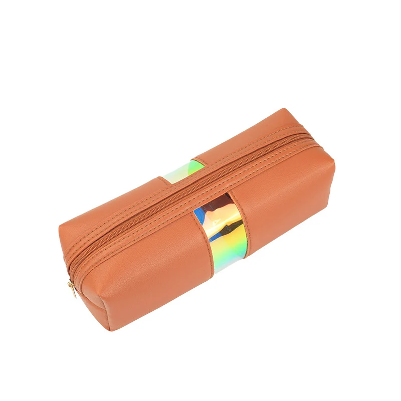 Premium Leder Reißverschluss Bleistiftetui