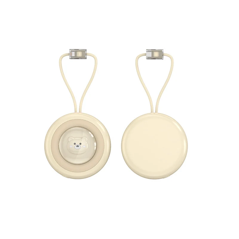 Kompakte Powerbank mit integriertem Ladekabel und leisem Design Skanto