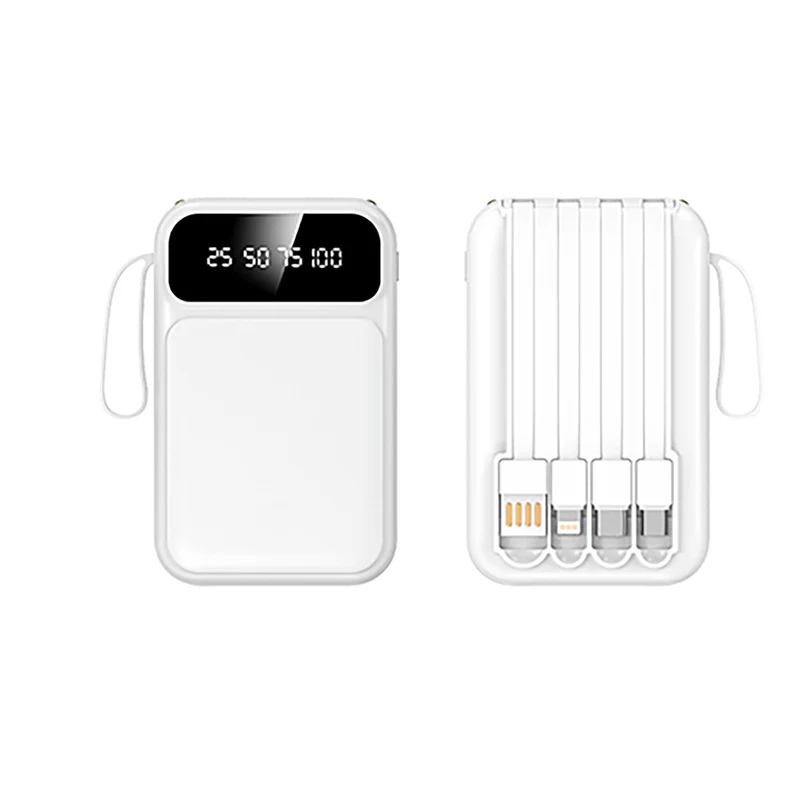 Kompakte Powerbank mit Digitalanzeige Skanto