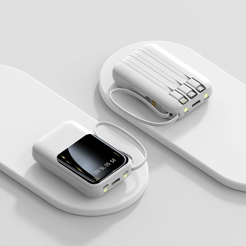 Kompakte Powerbank mit Digitalanzeige Skanto