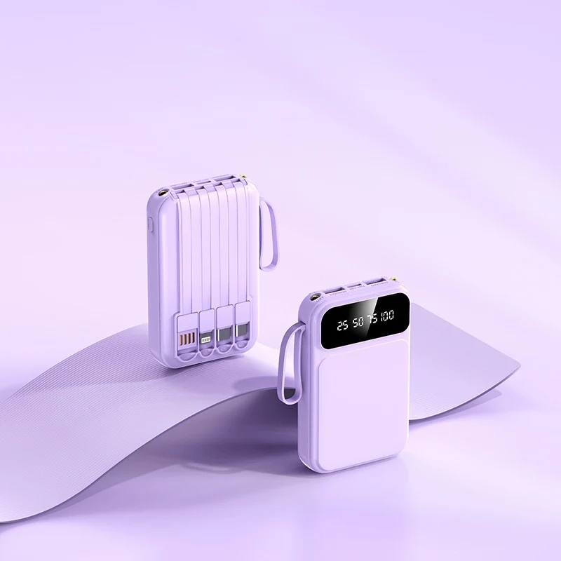 Kompakte Powerbank mit Digitalanzeige Skanto