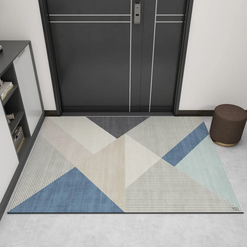 Geometrisches Muster Dekorativer Teppich