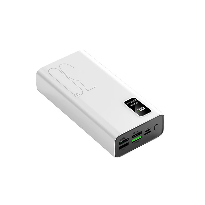 Hochleistungs-Powerbank mit smartem LCD-Bildschirm und zwei USB-Anschlüssen Skanto
