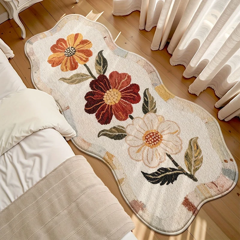 Stylischer floral gemusterter Teppich