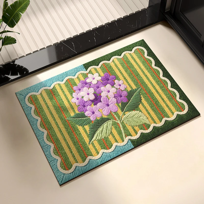 Elegante Blumenteppich