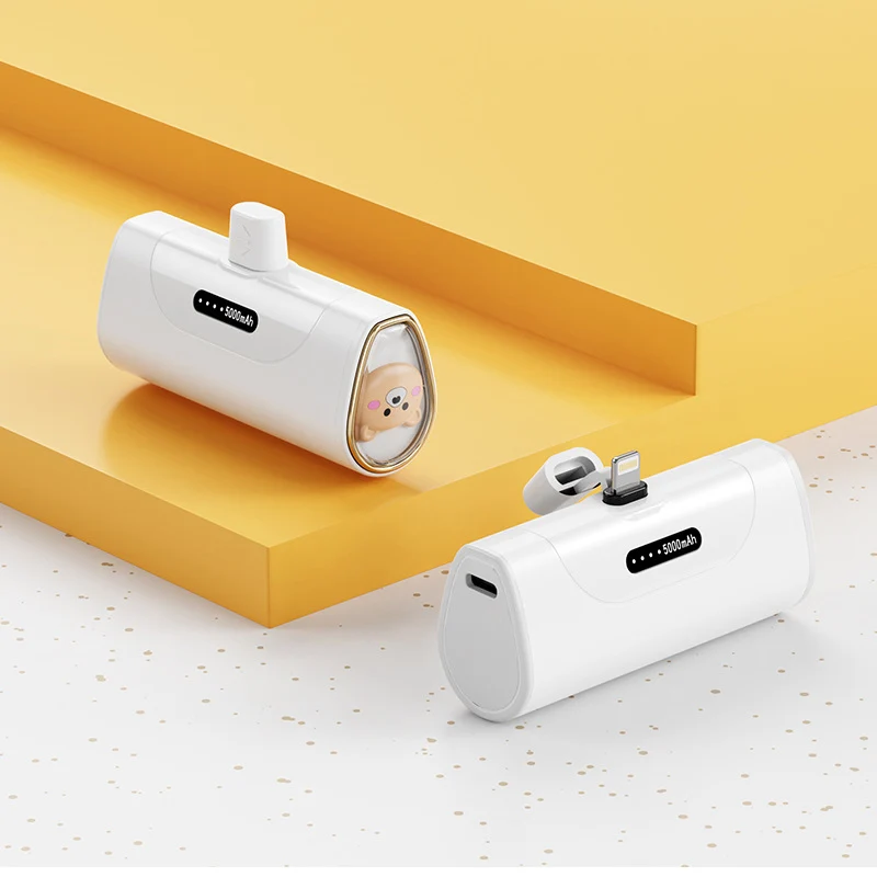 Lustige Powerbank mit integrierter Tierfigur Skanto