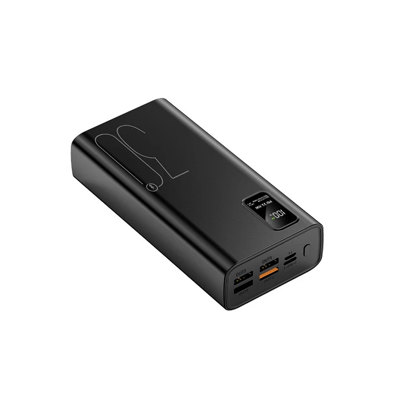 Hochleistungs-Powerbank mit integriertem Schnellladen und LCD-Bildschirm Skanto