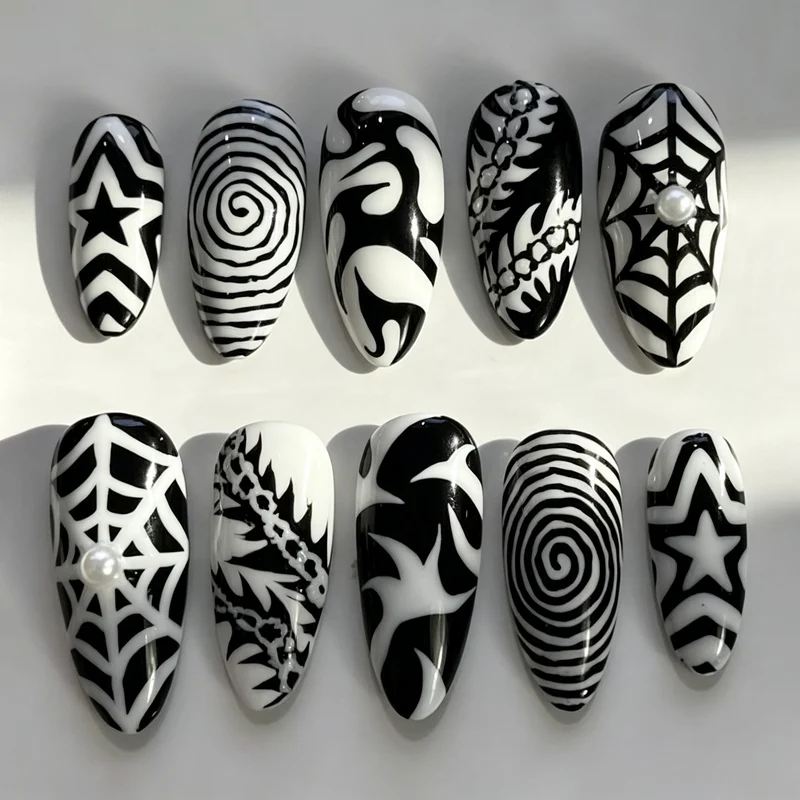 Manuelle Kunst Press-On Nagel Set