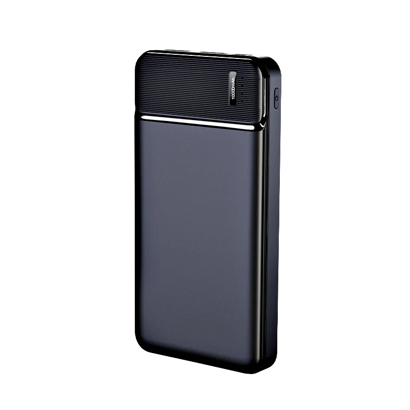 Elegante schlanke Powerbank mit digitaler Ladezustandsanzeige Skanto