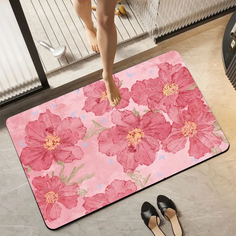 Dekorativer floraler Teppich für Innenräume