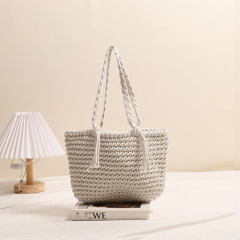 Geflochtene Strandtasche Skanto