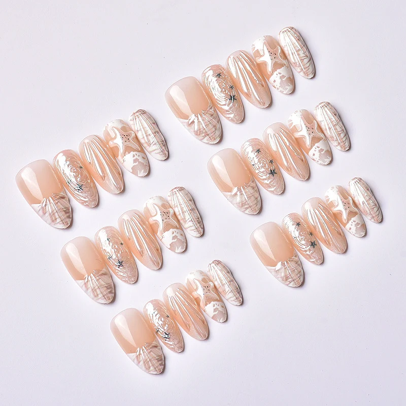Luxuriöses künstlerisches Press-On-Nagelkunstset