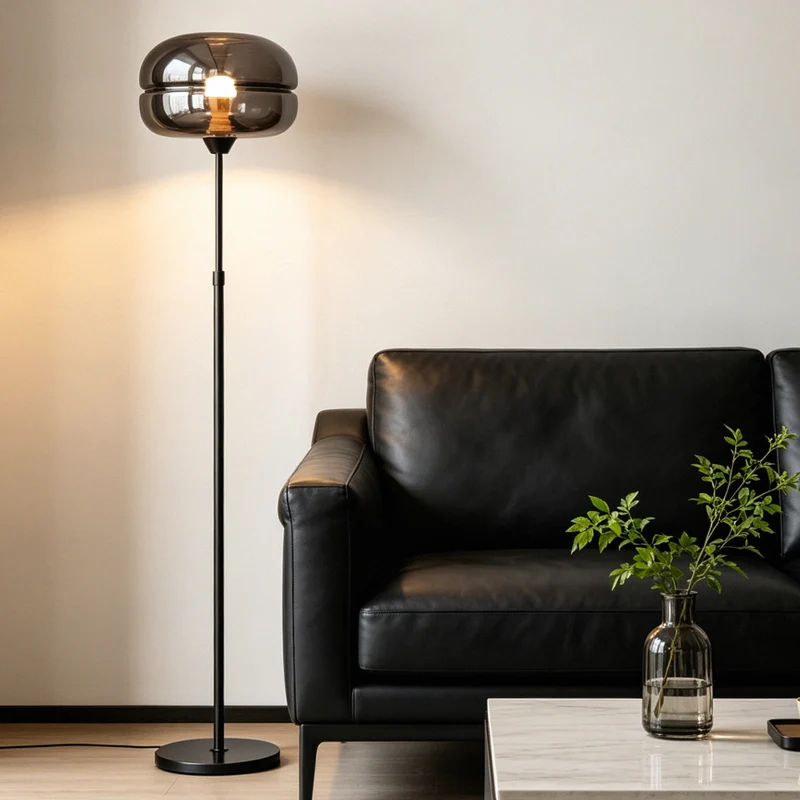 Minimalistische Stehfußlampe