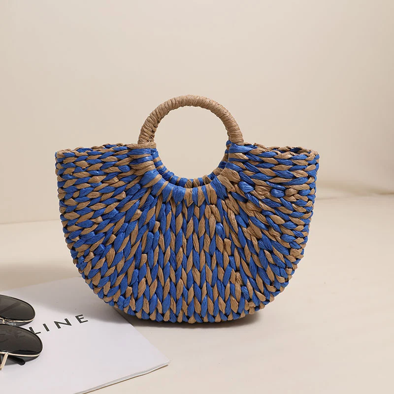 Geflochtene Korbtasche mit einzigartigem Design Skanto