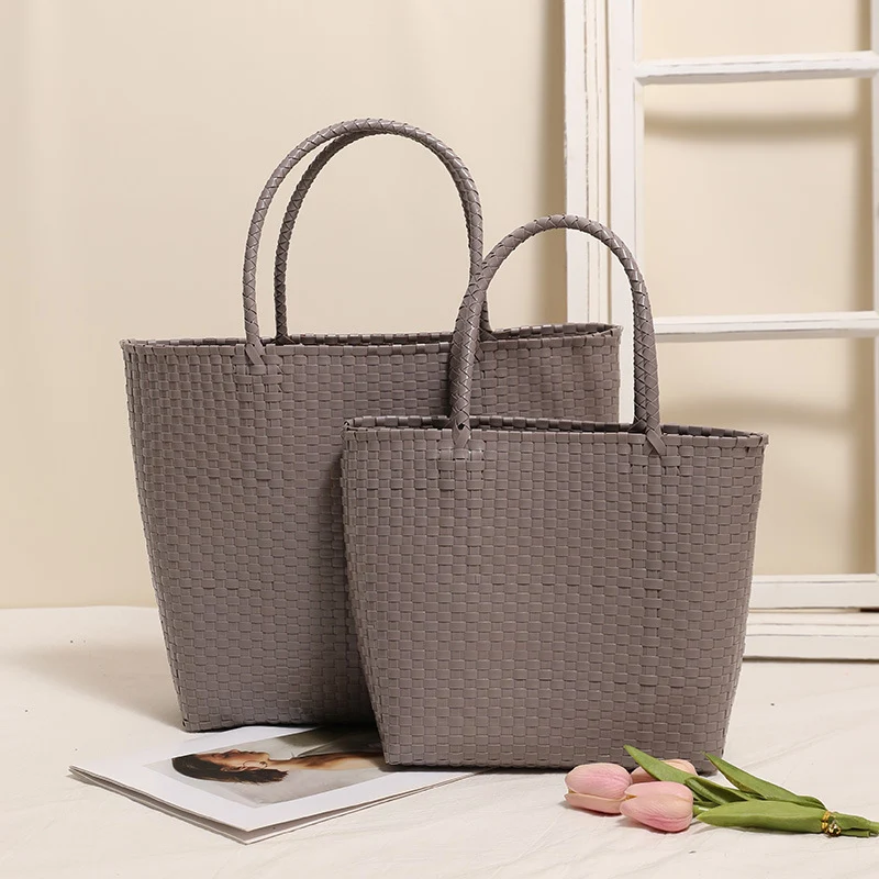 Geflochtene Freizeit-Shopper-Tasche Skanto