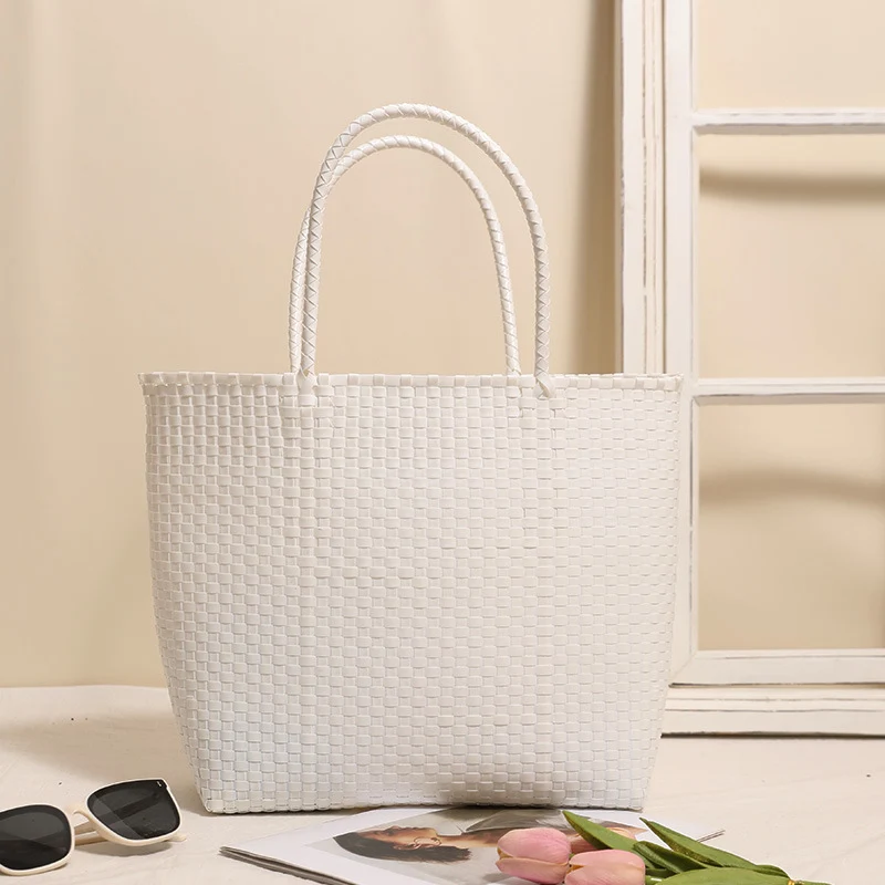 Geflochtene Freizeit-Shopper-Tasche Skanto