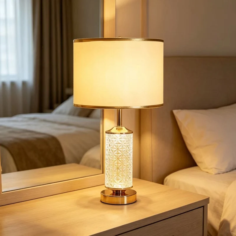 Luxus Kristallglas Tischlampe