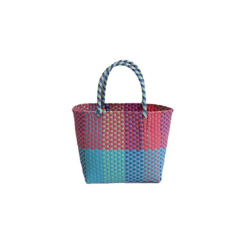 Geflochtene Hand- und Strandtasche Skanto