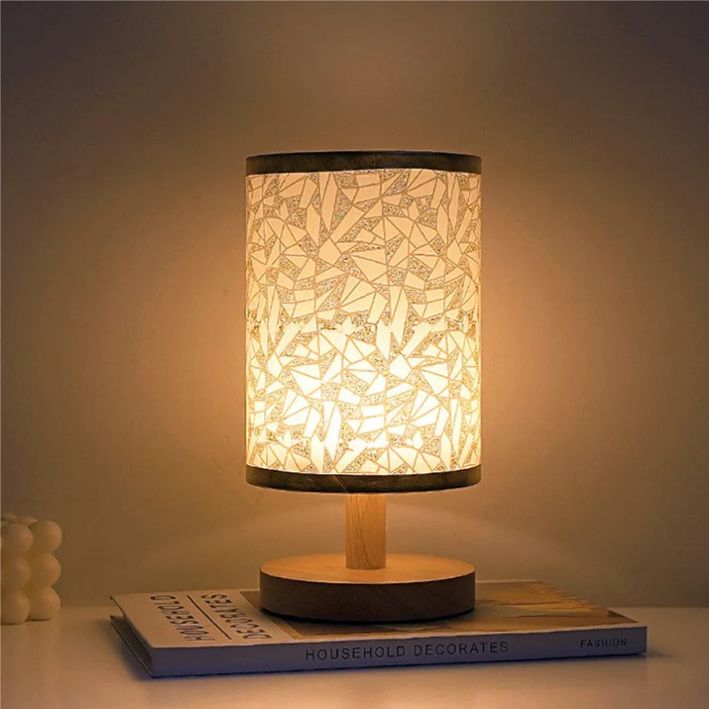 Florales Muster Tischlampe