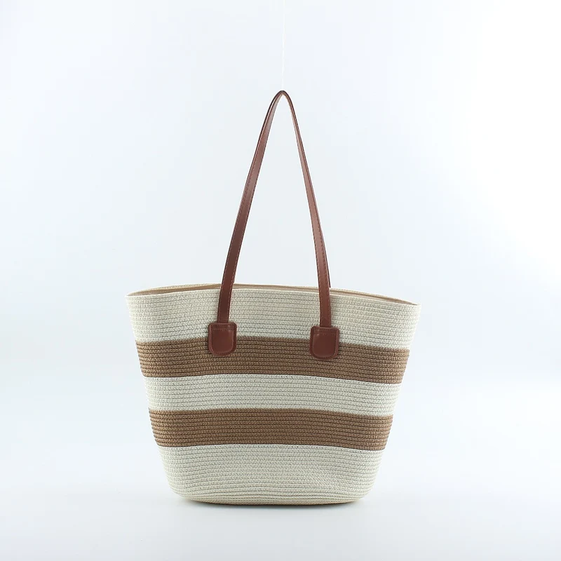 Strandtasche im modernen Streifenmuster Skanto