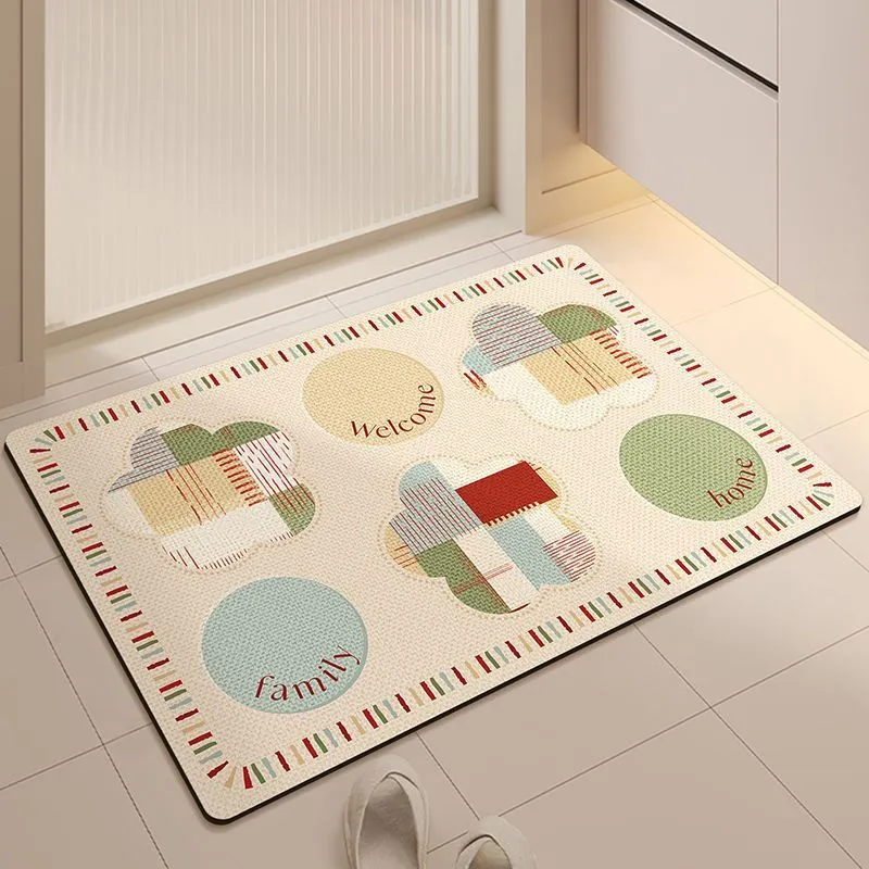 Badmatte für Badezimmerboden zu Hause