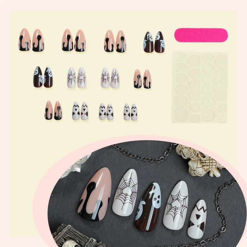 Urlaubs-inspiriertes Gothic-Nagelkunst-Set
