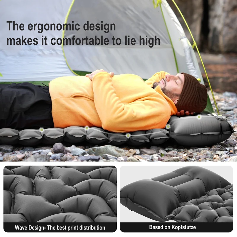 Bequeme Camping-Isomatte mit ergonomischem Design Skanto