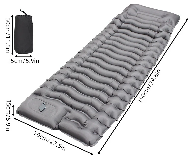 Bequeme Camping-Isomatte mit ergonomischem Design Skanto