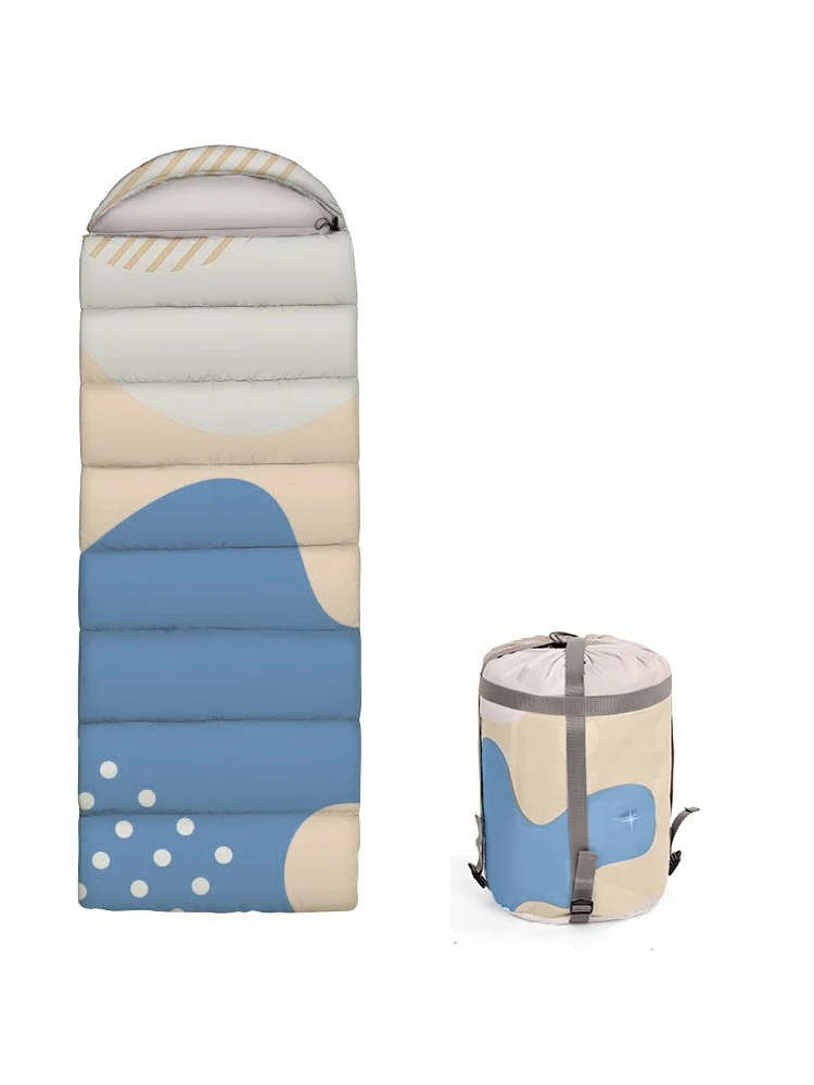 Hochwertiger und warmer Schlafsack mit Kissen Skanto