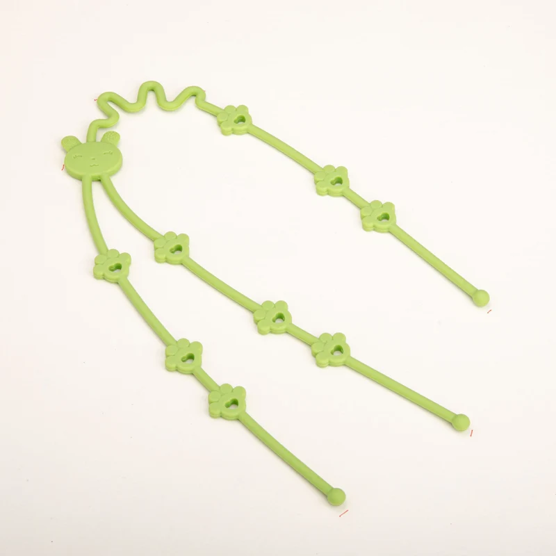 Dekorative Flexible Florale Bärenmotiv Kunststoff Haarband