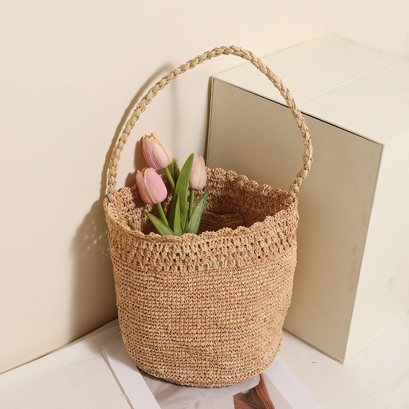 Geflochtener Raffia-Korb Skanto