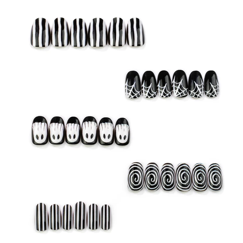 Halloween-Themen Hand Nail Art Set