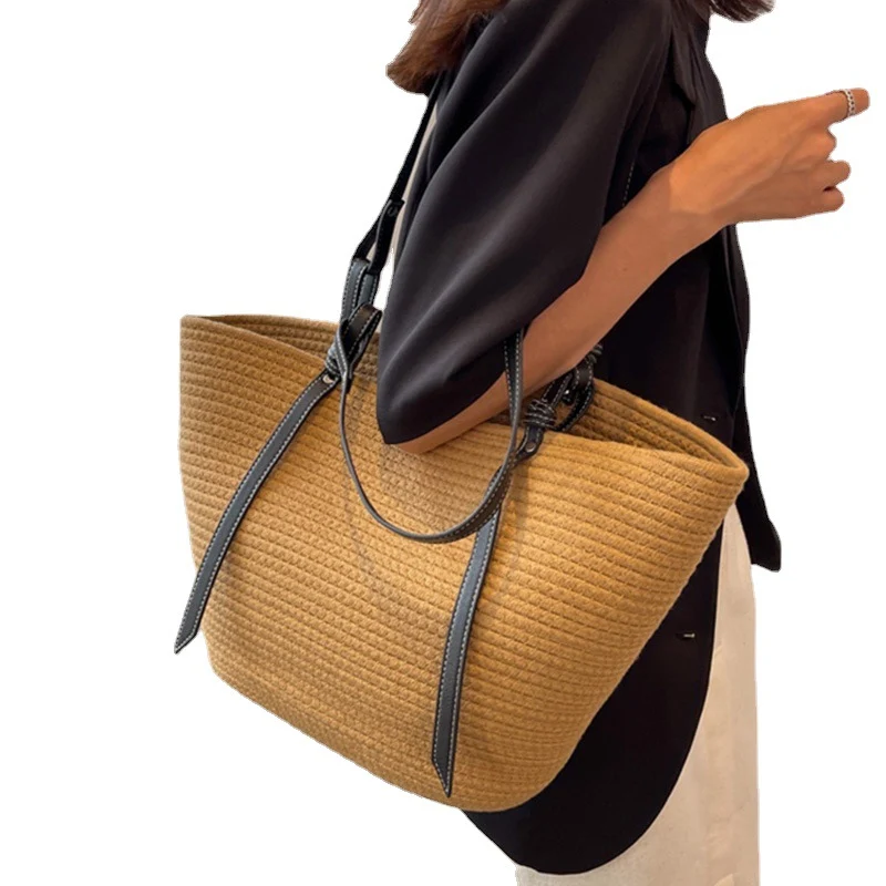 Elegante Shopper-Tasche mit Textur Skanto