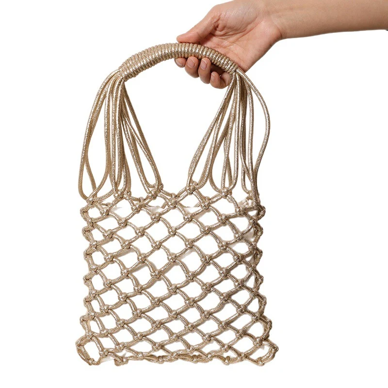 Elegante Netz-Tragetasche mit robusten Griffen Skanto