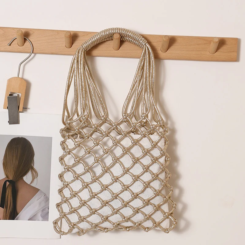 Elegante Netz-Tragetasche mit robusten Griffen Skanto